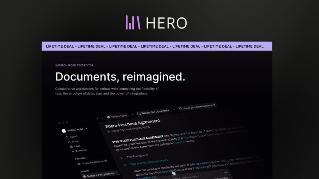 HERO Lifetime Deal HERO Lifetime Deal