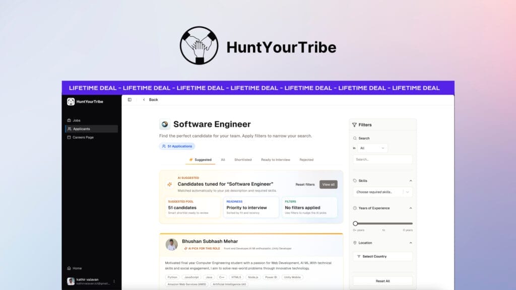 HuntYourTribe Lifetime Deal