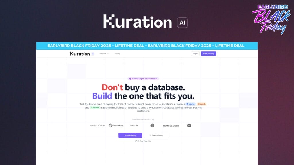 Kuration AI Lifetime Deal