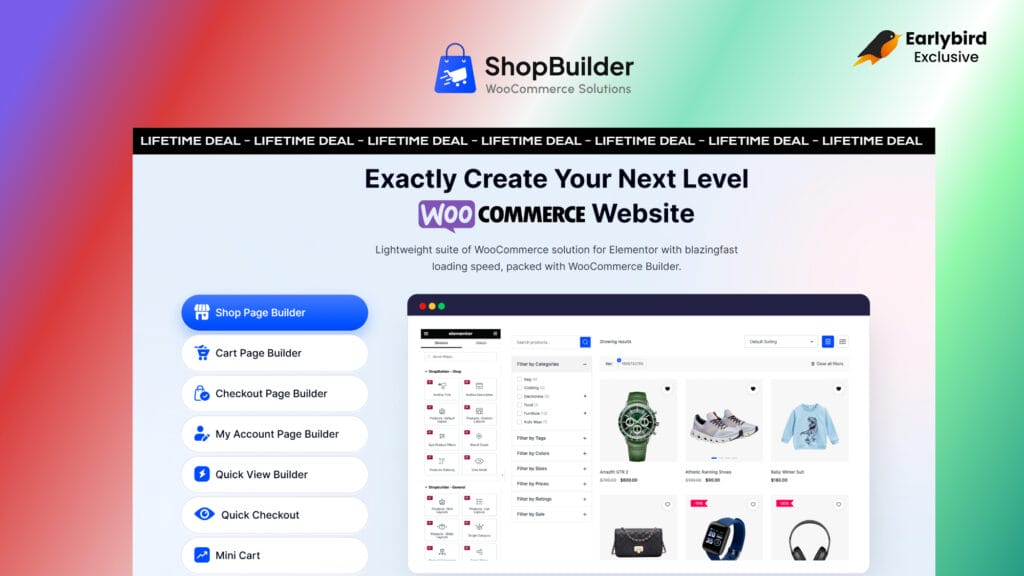 ShopBuilder Lifetime Deal